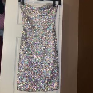 Sequins Tube Dress